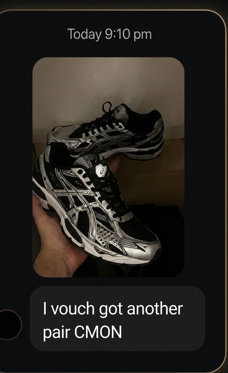 Instagram DM from a buyer thanking HustleHome for an accurate condition grade